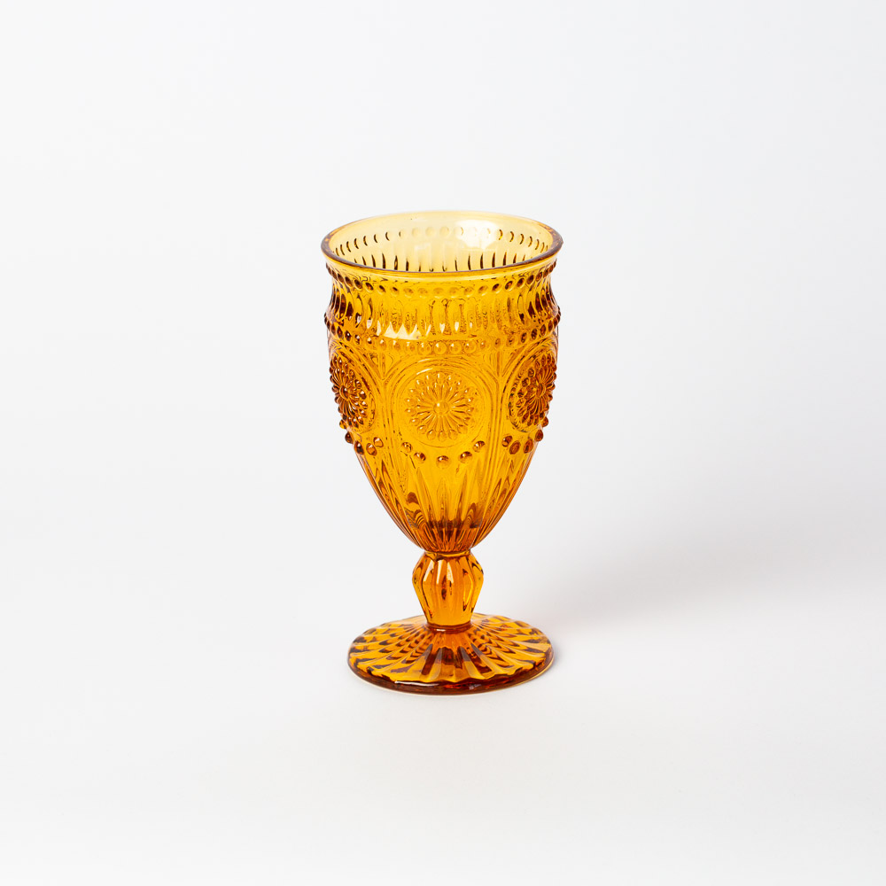 TAÇA DE ÁGUA AMBAR